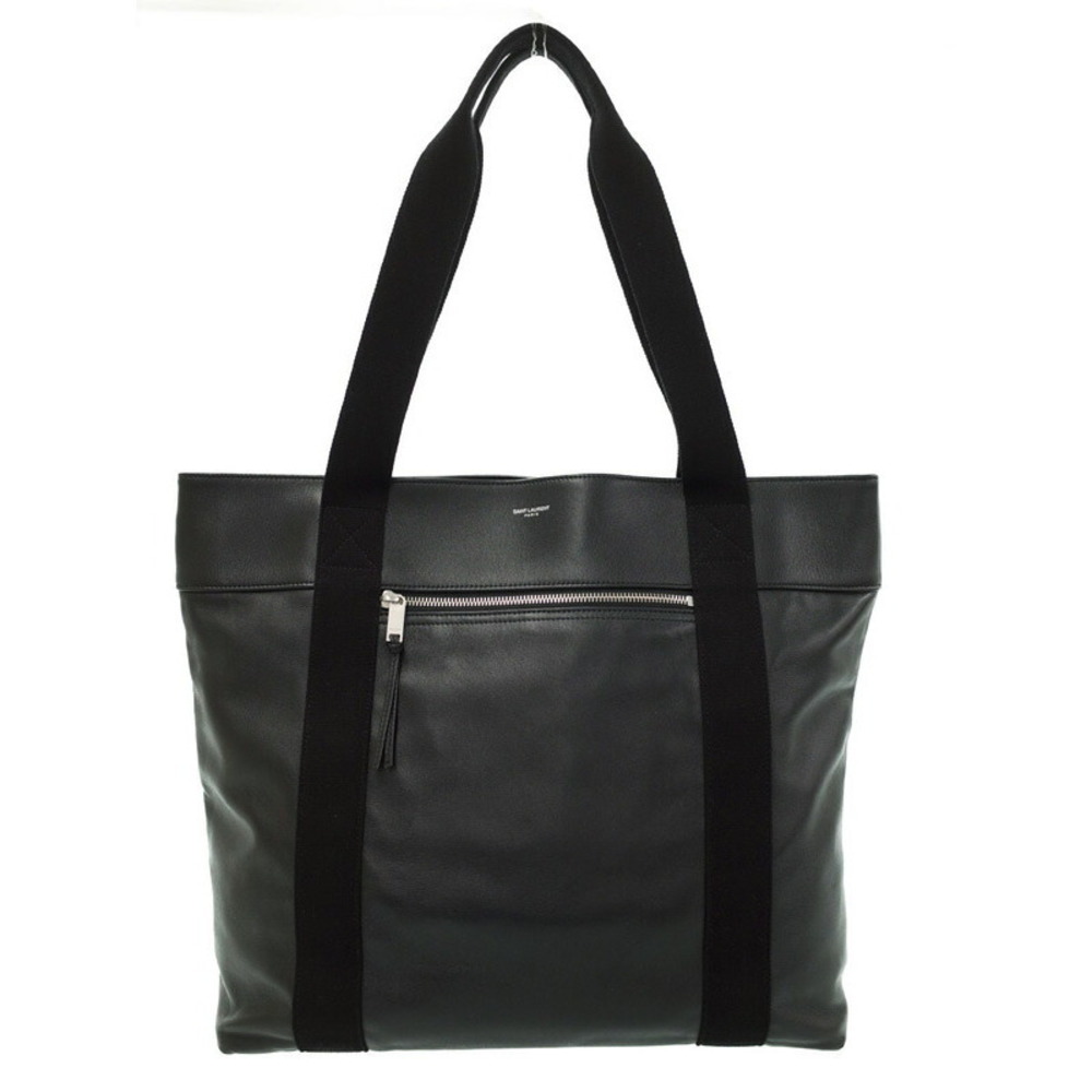 SAINT LAURENT Paris Saint Paris Leather Tote Bag - Picture 1 of 9